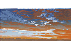 cloud swoop reduction print