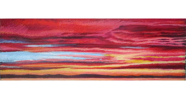lipstick clouds oil pastels thumbnail