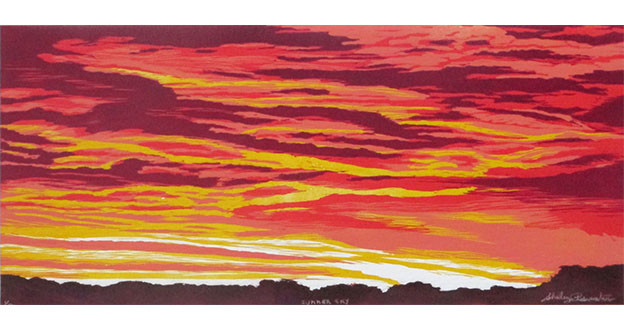 summer sky II print